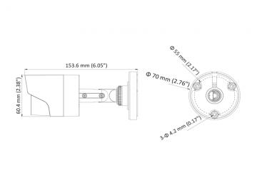 DS-2CE16D0T-IRPF - (3.6mm)(C) 2Mpix, 4v1 bullet kamera; 3,6mm; IR 20m