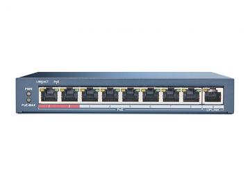 DS-3E0109P-E(C) 9/8 PoE switch, 1x uplink 10/100Mbps