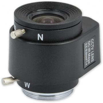 HF-0358AMP MEGAPIXEL, 3,5-8mm, IR, auto clona, F1,4