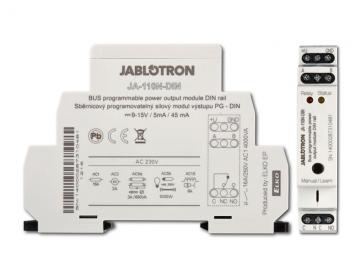 JA-110N-DIN sběrnicový modul PG 1 - silové na DIN