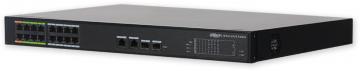 LR2218-16ET-240 PoE switch, 16 PoE/8 ePoE, 2xGb/SFP, 240W, MNG, 1U