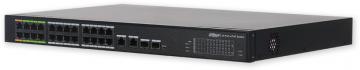 LR2226-24ET-360 PoE switch, 24 PoE/8 ePoE, 2xGb/SFP, 360W, MNG, 1U