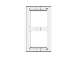 MAS62 hliníkový montážní rámeček 2 moduly