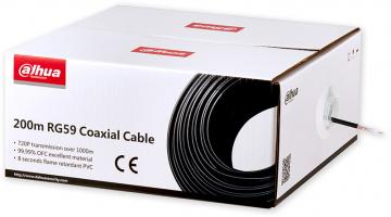 PFM930-59N - RG-59 Coax 6,1 mm, 0,8, 75 Ohm, 200m, černý