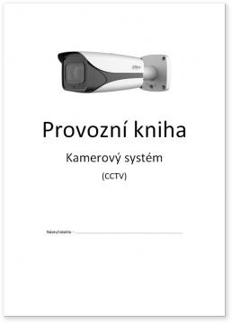 Provozní kniha CCTV výtisk A4 dle GDPR (EU/2016/679)