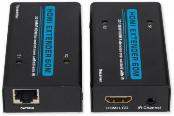 RX-505A HDMI Extender, 1080p, 60m, UTP cat.5e/6, aktiv.