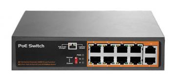 RX-PSE108EX PoE switch 10/8 100Mb, max.120W, af, at