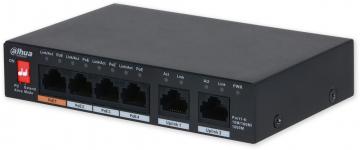 PFS3006-4GT-60-V2 PoE switch 6/4, 4x Gb PoE/2x Gb LAN, 60W