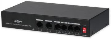 PFS3006-4ET-36 PoE switch 6/4, 4x PoE/2x LAN, 36W