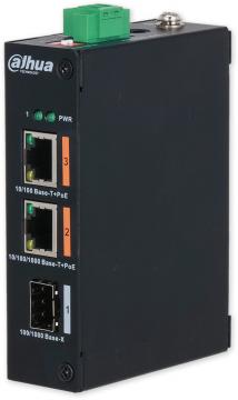 PFS3103-1GT1ET-60-V2 PoE switch 3/2, 1x PoE/1x Gb PoE/1x SFP, 60W, DIN