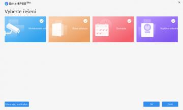 SmartPSS Lite softwarový klient, český j., až 64 kanálů, kamery, přístup, docházka