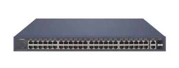 DS-3E1552P-SI 52/48 PoE switch, 48x PoE 1Gbps, 2x RJ45 1Gbps, 2x SFP, management