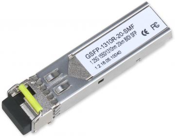 GSFP-1310R-20-SMF SFP modul, Single-mode, LC port, 1550 nm/1310 nm, Dahua