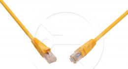 C5E-114YE-0,5MB Solarix patch kabel CAT5E UTP PVC, 0,5m