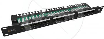 SX24L-5E-UTP-BK-N Solarix 24 x RJ45 CAT5E UTP