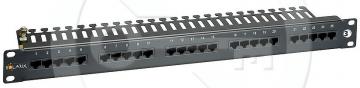 SX25-ISDN-BK Solarix ISDN panel 25 x RJ45