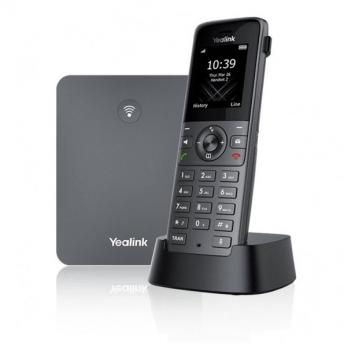 W73P Yealink IP DECT báze+ručka, PoE 1,8" bar.disp., až 8 ruček